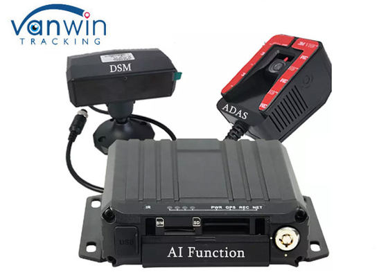 4CH ডুয়াল এসডি কার্ড MDVR 1080P 4G GPS AI মোবাইল DVR ড্রাইভার ক্লান্তি মনিটর সিস্টেম