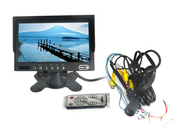 চতুর্মাত্রিক গাড়ী TFT LCD monitor 4 ভিডিও ক্যামেরা ইনপুট সঙ্গে 7 ইঞ্চি স্ক্রিন
