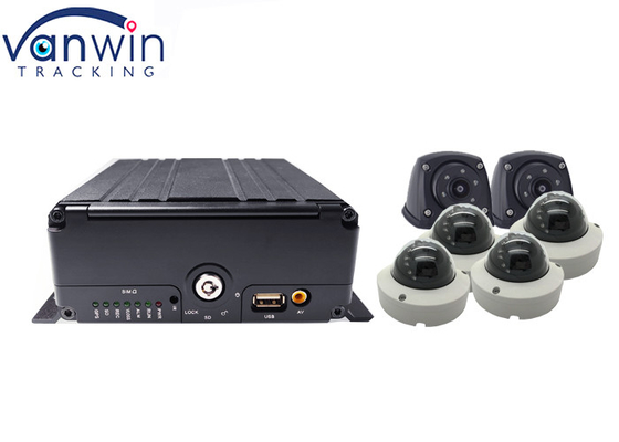 4G লাইভ ভিডিও 6CH HDD গাড়ির cctv dvr GPS ট্র্যাকিং ডিভাইস
