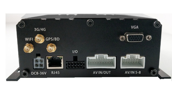 GPS 4G ওয়াইফাই অ্যালার্ম সহ 8CH HDD SSD SD Cardvehicle dvr
