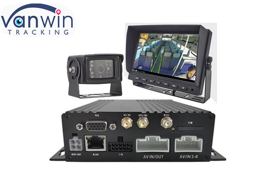 HDMI আউটপুট অ্যালার্ম জি সেন্সর সহ 8ch Linux অটোমোটিভ DVR রেকর্ডার