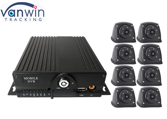 HDMI আউটপুট অ্যালার্ম জি সেন্সর সহ 8ch Linux অটোমোটিভ DVR রেকর্ডার