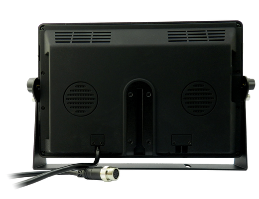 AHD 9Inch Quad Car Monitor With Cameras Video Recording 4CH Quad TFT Monitor