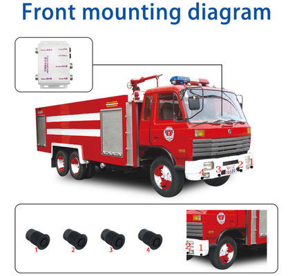 ফর্কলিফ্ট ট্রাক স্কুল বাসের পার্কিংয়ের জন্য জলরোধী স্মার্ট রিভার্স ব্যাকআপ সিস্টেম ব্লাইন্ড স্পট সেন্সর