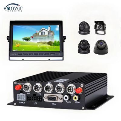 DC 12V 36V H.265 4CH HD 1080P কার মোবাইল DVR ড্যাশ ক্যাম রেকর্ডার ওয়্যারলেস ট্রান্সফার সহ