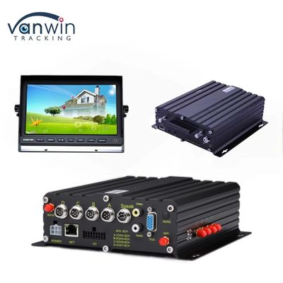 H.265 4CH HD যানবাহন মোবাইল DVR 1080P এআই গাড়ি রেকর্ডার অ্যালার্ম ইনপুট পালস গতি ইনপুট সহ