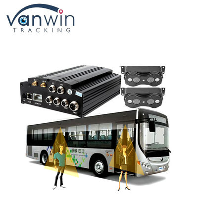 8CH 1080P যাত্রী কাউন্টার MDVR 2 দরজা বাস জন্য, উচ্চ নির্ভুলতা বাস যাত্রী গণনা সিস্টেম