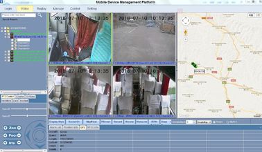 4 চ্যানেল ফুল এইচডি গাড়ী ব্ল্যাক বক্স DVR / 4G এমডিভিআর রাতে যানবাহন জন্য দৃষ্টি