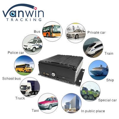 4G 6 চ্যানেল H. 265 HDD গাড়ি মোবাইল DVR জন্য নিরাপত্তা ক্যামেরা যানবাহন