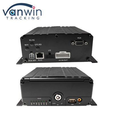 4G 6 চ্যানেল H. 265 HDD গাড়ি মোবাইল DVR জন্য নিরাপত্তা ক্যামেরা যানবাহন