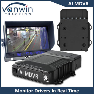 AHD 1080P 8CH 4G GPS মোবাইল DVR অন্তর্নির্মিত ADAS DSM BSD অ্যালগরিদম এআই চালিত