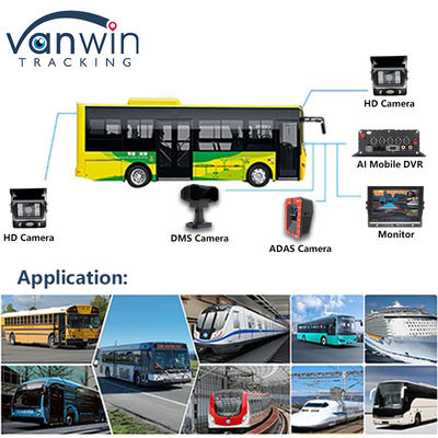 4CH 5G CMSV6 সিস্টেম এআই মোবাইল ডিভিআর জিপিএস সহ ADAS বিএসডি ডিএমএস এইচ.২৬৫ এমডিভিআর গাড়ি সিসিটিভি মনিটরের জন্য