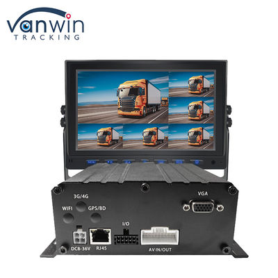 H.265 8CH HDD 1080P মোবাইল DVR সিস্টেম 4G MDVR কিট সহ GPS ওয়াইফাই ফাংশন ফ্লিট ম্যানেজমেন্টের জন্য