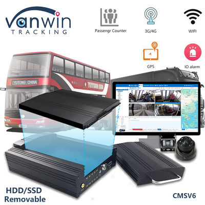 OEM 8CH HD 1080P HDD মোবাইল ডিভিআর 4G জিপিএস ওয়াইফাই এমডিভিআর সহ ফ্লিট ম্যানেজমেন্ট সিস্টেমের জন্য