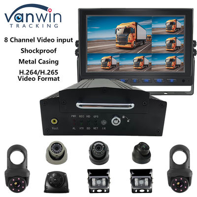 OEM 8CH HD 1080P HDD মোবাইল ডিভিআর 4G জিপিএস ওয়াইফাই এমডিভিআর সহ ফ্লিট ম্যানেজমেন্ট সিস্টেমের জন্য