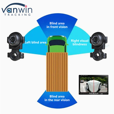 AHD 1080P IP69K সাইড ভিউ ক্যামেরা নাইট ভিশন গাড়ির সিসিটিভি ক্যামেরা বাস ট্রাকের জন্য