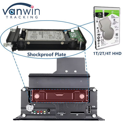 4CH 1080P HDD মোবাইল DVR 4G GPS রিয়েল টাইম মনিটরিং এবং ট্র্যাকিং ডেটা স্টোরেজ ডিভাইস