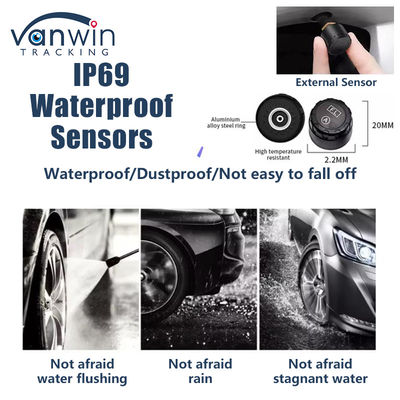 4 জি জিপিএস মোবাইল ডিভিআর সমর্থন 4 / 8 / 10 টায়ার চাপ রিয়েল টাইম মনিটরিং ইন্টেলিজেন্ট সিস্টেম