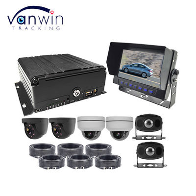 6ch 4g রিয়েলটাইম ভিডিও স্ট্রিমিং HDD Mdvr 1080p GPS ওয়াইফাই যানবাহন পর্যবেক্ষণের জন্য