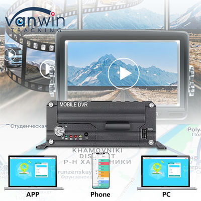 4CH 1080P HDD মোবাইল DVR 4G GPS রিয়েল টাইম মনিটরিং এবং ট্র্যাকিং ডেটা স্টোরেজ ডিভাইস