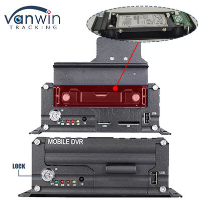 পেশাদার 4CH HDD DVR সমর্থন ADAS DMS BSD ফাংশন 4G GPS যানবাহন ট্র্যাকার