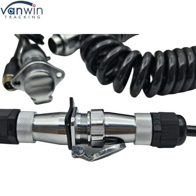 12V ইলেকট্রনিক তারের ক্যামেরা কেবল ট্রাক, বাস, ট্র্যাক্টর পিছনের ভিউ ক্যামেরার জন্য যোগাযোগ উপাদান তামা সুরক্ষা স্তর IP68