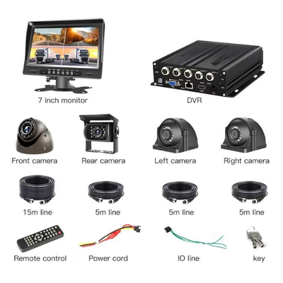 1080P 4CH MDVR ডিজিটাল ভিডিও রেকর্ডার 4G সিম ওয়াইফাই GPS ভিডিও ভেহিকেল ট্রাক CCTV ক্যামেরা সিস্টেম DVR সহ