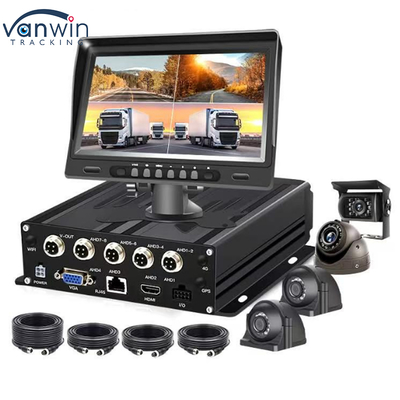1080P 4CH MDVR ডিজিটাল ভিডিও রেকর্ডার 4G সিম ওয়াইফাই GPS ভিডিও ভেহিকেল ট্রাক CCTV ক্যামেরা সিস্টেম DVR সহ