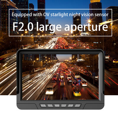 ৭ ইঞ্চি বিএসডি সিস্টেম কার ভিডিও রেকর্ডার পিছনের ভিউ রিভার্স সিস্টেম ট্রাক ডিভিআর ড্যাশ ক্যামেরা সামনের এবং পিছনের পার্কিং ডিভিআর ট্রাকের জন্য