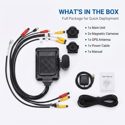 4CH AI Intelligent 4G Dash Camera MDVR For Fleet Management
