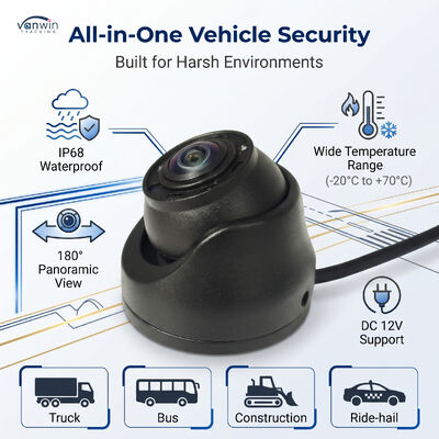 2MP AHD Vehicle Rear View Camera | 1080P HD Waterproof Car Surveillance Camera Equipped With Night Vision Infrared Light