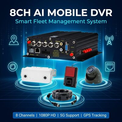 AI MDVR GPS Truck 4G Vehicle Bus Recorder 8CH Car Dvr Support People Counting for School Bus