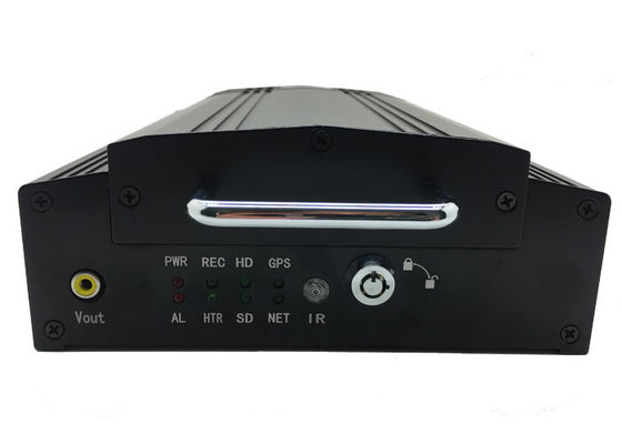 ট্রাক/ট্যাক্সি/বাসের জন্য 4 চ্যানেল 1080P HD মোবাইল DVR CCTV MDVR 2TB HDD রেকর্ডিং GPS 4G
