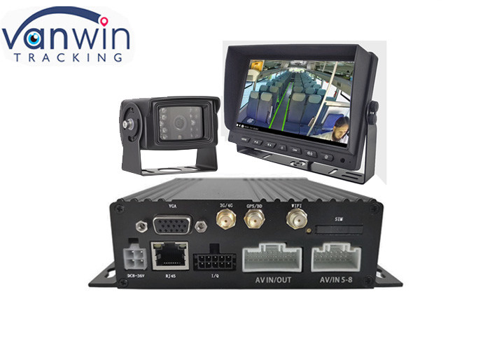 HDMI আউটপুট অ্যালার্ম জি সেন্সর সহ 8ch Linux অটোমোটিভ DVR রেকর্ডার