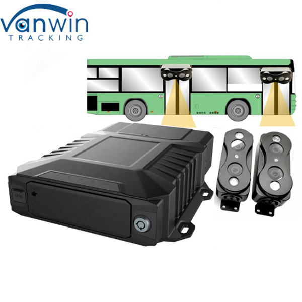 4G GPS 8 চ্যানেল HDD MDVR স্বয়ংক্রিয় বাস প্যাসেঞ্জার কাউন্টার অল ইন ওয়ান কিট বাসের জন্য