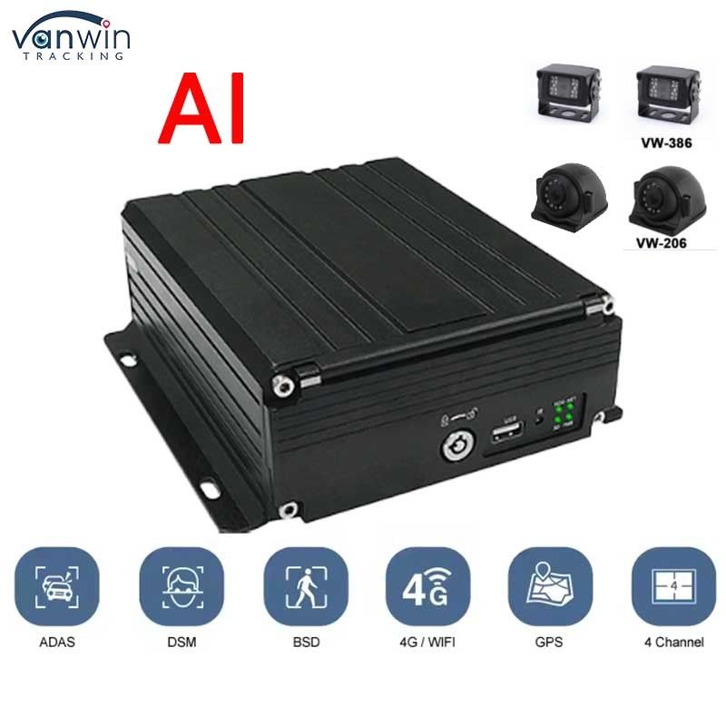 4CH HDD DVR 4G GPS ADAS DMS 1080P HD সমর্থন OEM/ODM MDVR ভিডিও সিস্টেম ফর কার ট্রাক বাস MDVR কার ব্ল্যাক বক্স