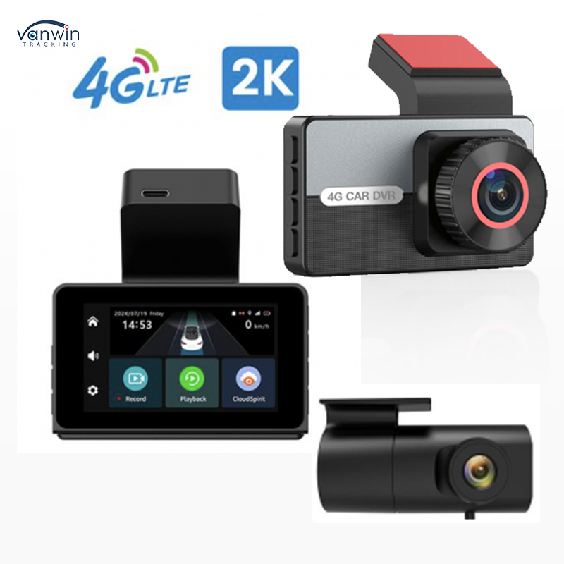 উন্নত 2K 4G সিম কার্ড ডুয়াল লেন্স জিপিএস ড্যাশ ক্যামেরা নাইট ভিজন ডাব্লুডিআর লুপ রেকর্ডিং ফাংশন সামঞ্জস্যপূর্ণ স্মার্ট ভক্সওয়াগন গাড়ি অ্যান্ড্রয়েড আইপিএস