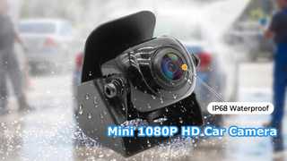 মিনি 1080P AHD কার রিভার্স ক্যামেরা কমপ্যাক্ট সিকিউরিটি সলিউশন